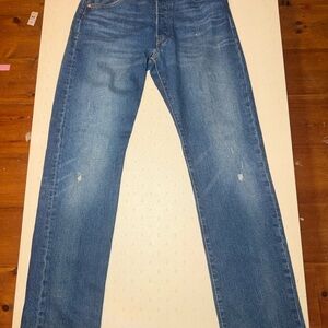 Premium Levi's Men's Straight Blue Jeans